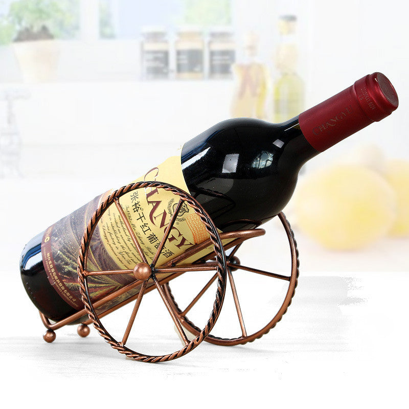Handmade Plating Wine Racks Home Kitchen Bar Accessories Practical Wine Holder Wine Bottles Decor Display Shelf And Racks