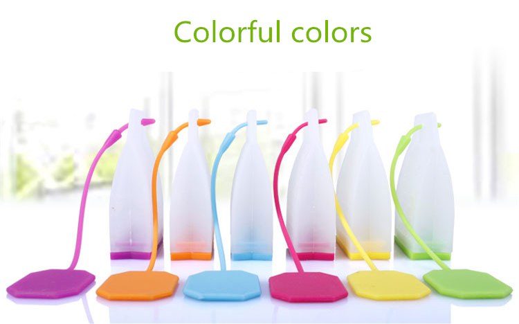 1PCS Hot Selling Bag Style Silicone Tea Strainer Herbal Spice Infuser Filter Diffuser Kitchen Coffee Tea Tools