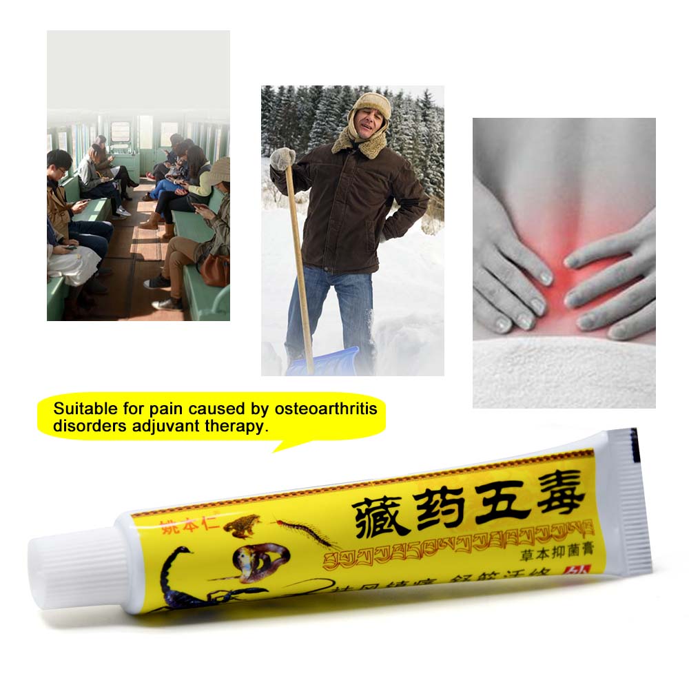 1Pcs Pain Relief Ointment 100% Original Herbal Cream For Rheumatoid Arthritis Joint Muscle Rub Medical Plaster Health Care