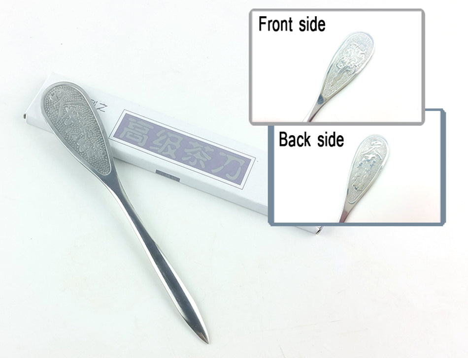 Tea Knife Stainless Steel Metal Insert Puerh Knifes Puer Tools Teas Knife For Kung Fu Teas Thickening Tea Knifes