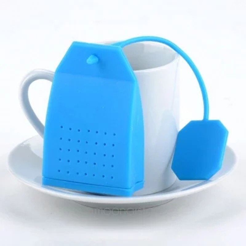 1PCS Hot Selling Bag Style Silicone Tea Strainer Herbal Spice Infuser Filter Diffuser Kitchen Coffee Tea Tools