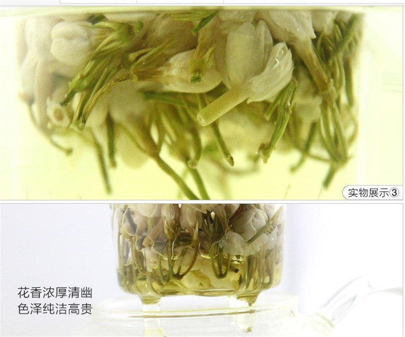 HelloYoung50g Flower Tea Jasmine early spring 100% Natural Organic Blooming Herbal Tea