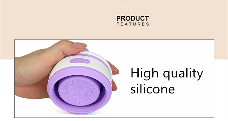 HELLOYOUNG Fashion 350ML Portable 4 Color Coffee Tea Folding Silicone Water Bottles Travel Hiking Picnic Collapsible Bottle