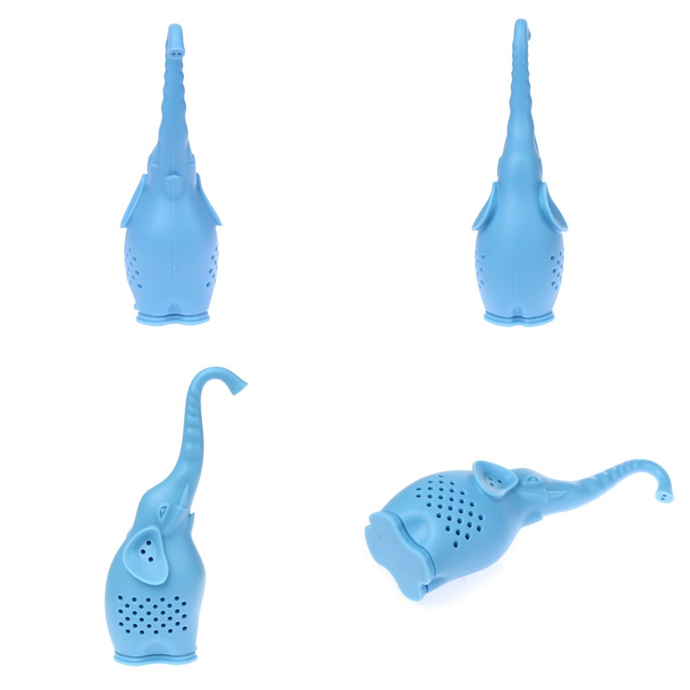 Teapot Cute Elephant Silicone Tea Infuser Filter Teapot for Tea & Coffee Drinkware Kitchen Accessories Drop shipping