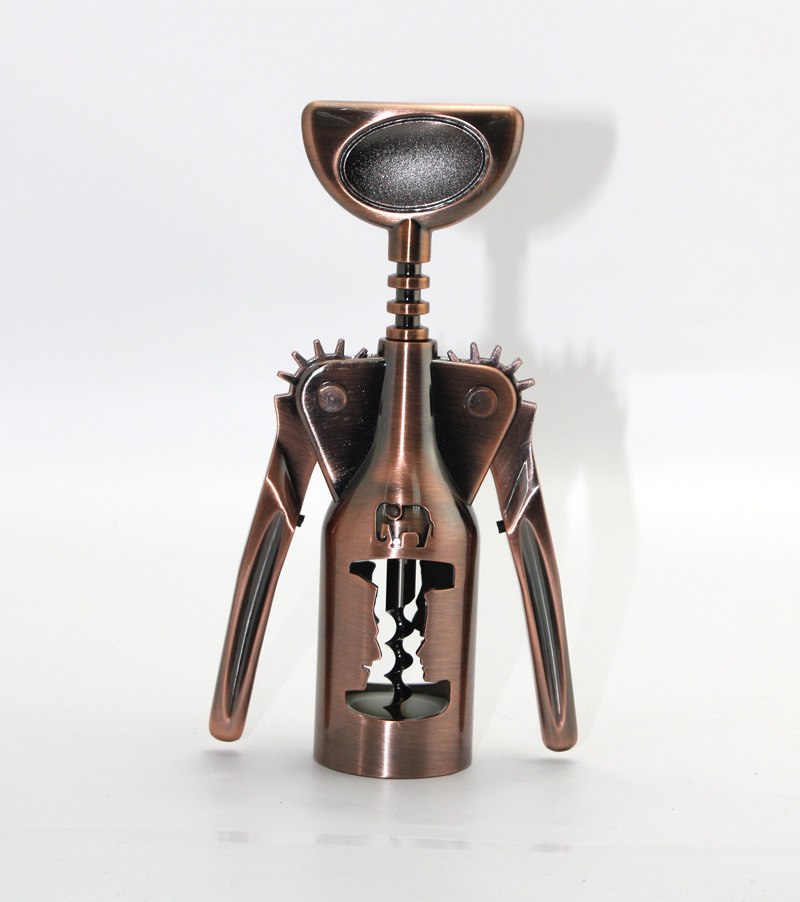 High Quality Zinc Alloy Wine Bottle Opener Bronze Bottle Corkscrew for Home Kitchen Bar Restaurant Bar Tools wine accessories