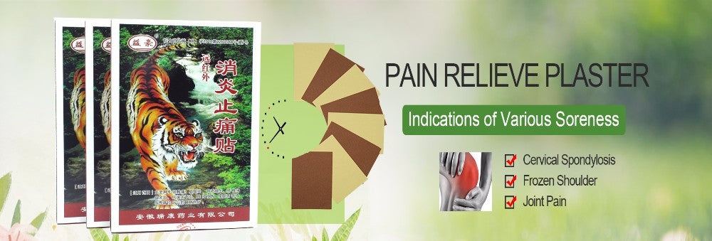 8Pcs Tiger Balm Pain Patch Chinese Medical Plaster Shoulder Muscle Arthritis Joint Pain Relief Stickers