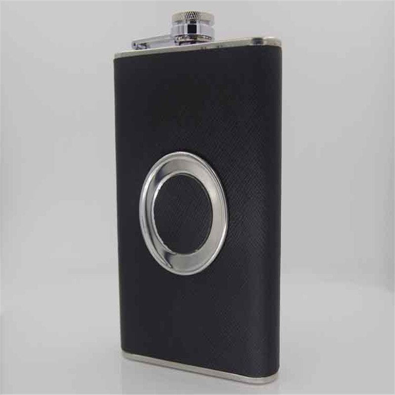 8oz Flagon Hip Flask Wine Pot Whiskey Stainless Steel Folding Cup Leak Proof Barware Drink Alcohol Whiskey Outdoor Wine Funnel