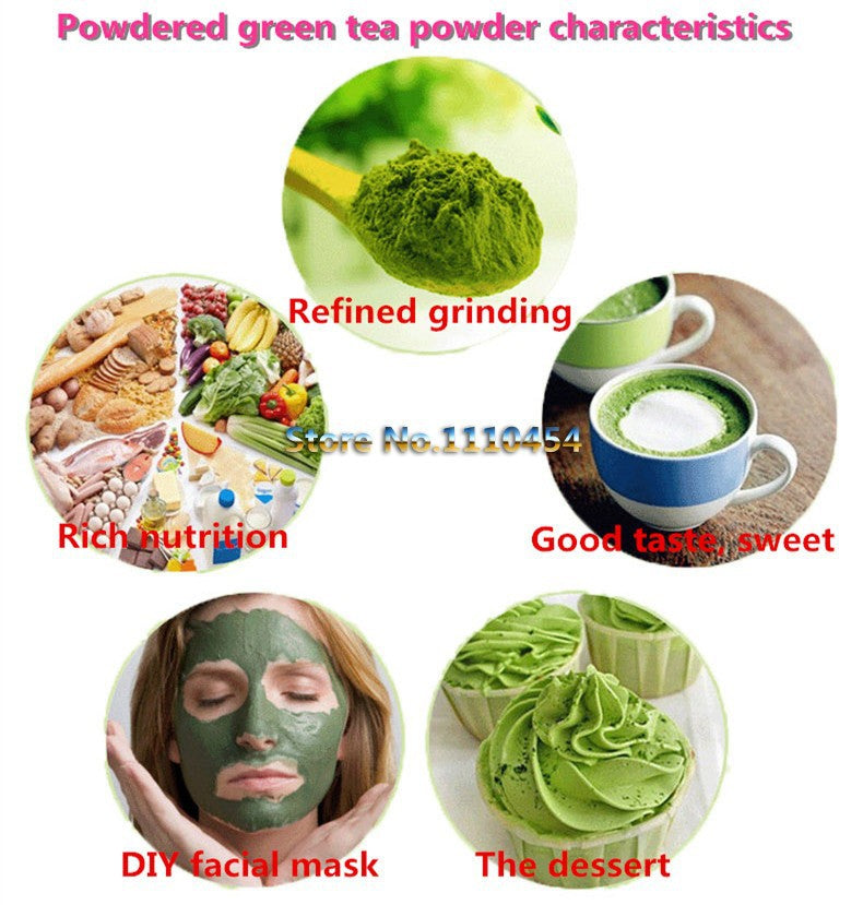 HelloYoung80g Natural Organic Matcha Tea Green Tea Powder tea Slimming Tea Makeup Tea Weight Loss  Tea