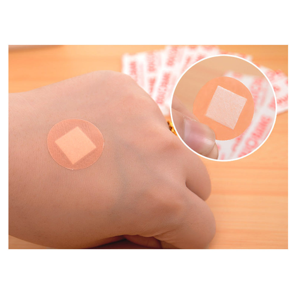 100Pcs/Lot Round Band Aid Wound Plaster Sterile Hemostasis Stickers First Aid Waterproof Healing Wounds Adhesive Bandage