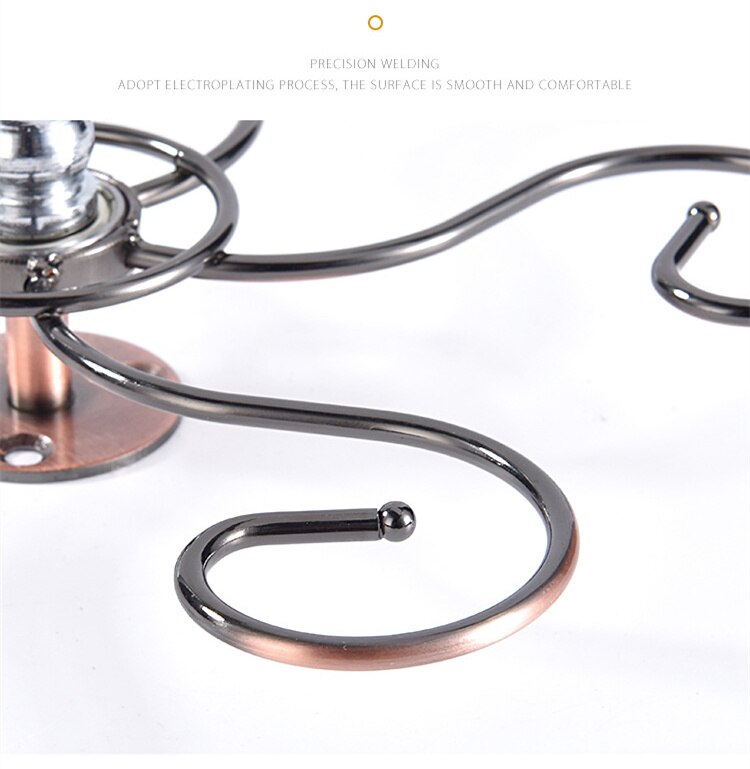 Stainless Steel Wine Rack Round Wine Glass Rack High Glass Rack Cabinet Wall Hanging Storage Box Wine Cabinet Decoration