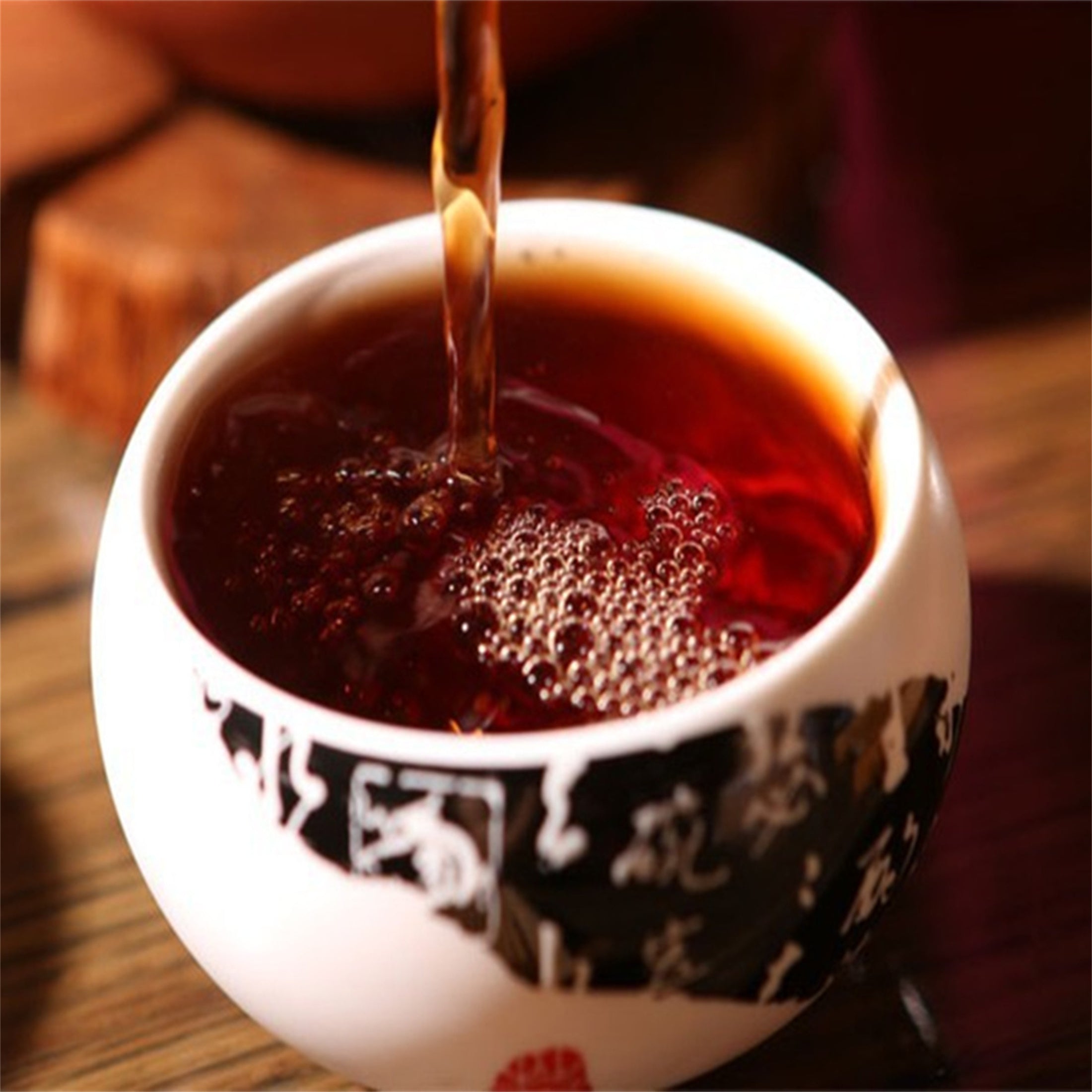 100g/3.52oz  Ripe Puer Tea Organic Premium Old  Pu-Erh Black Tea Health Drink