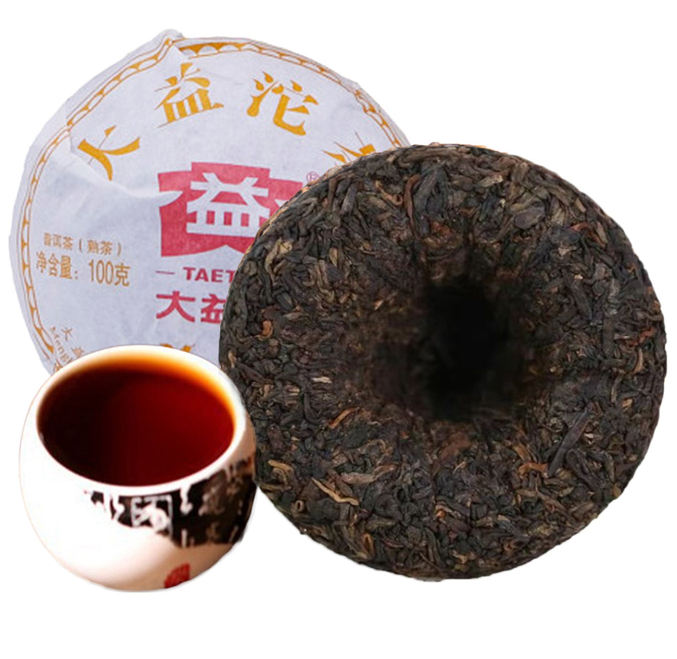 100g/3.52oz  Ripe Puer Tea Organic Premium Old  Pu-Erh Black Tea Health Drink