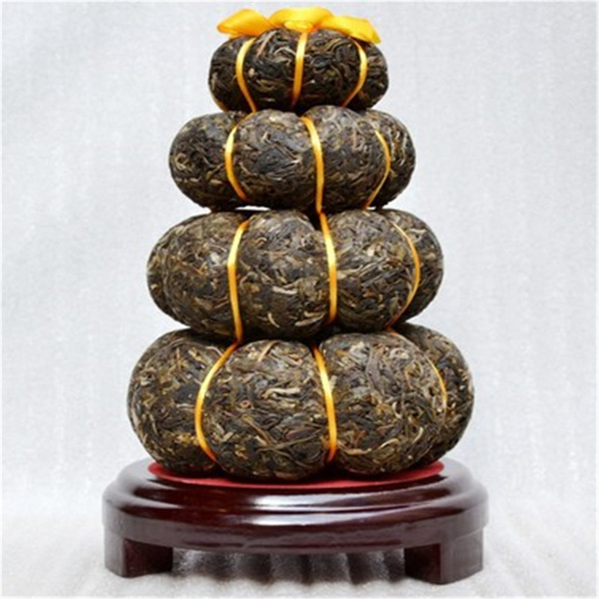 HelloYoung1000g Yunnan Pu-erh Tea Gift Craft Pu Er Tea Gourd Decoration Puer Raw Gift Tea