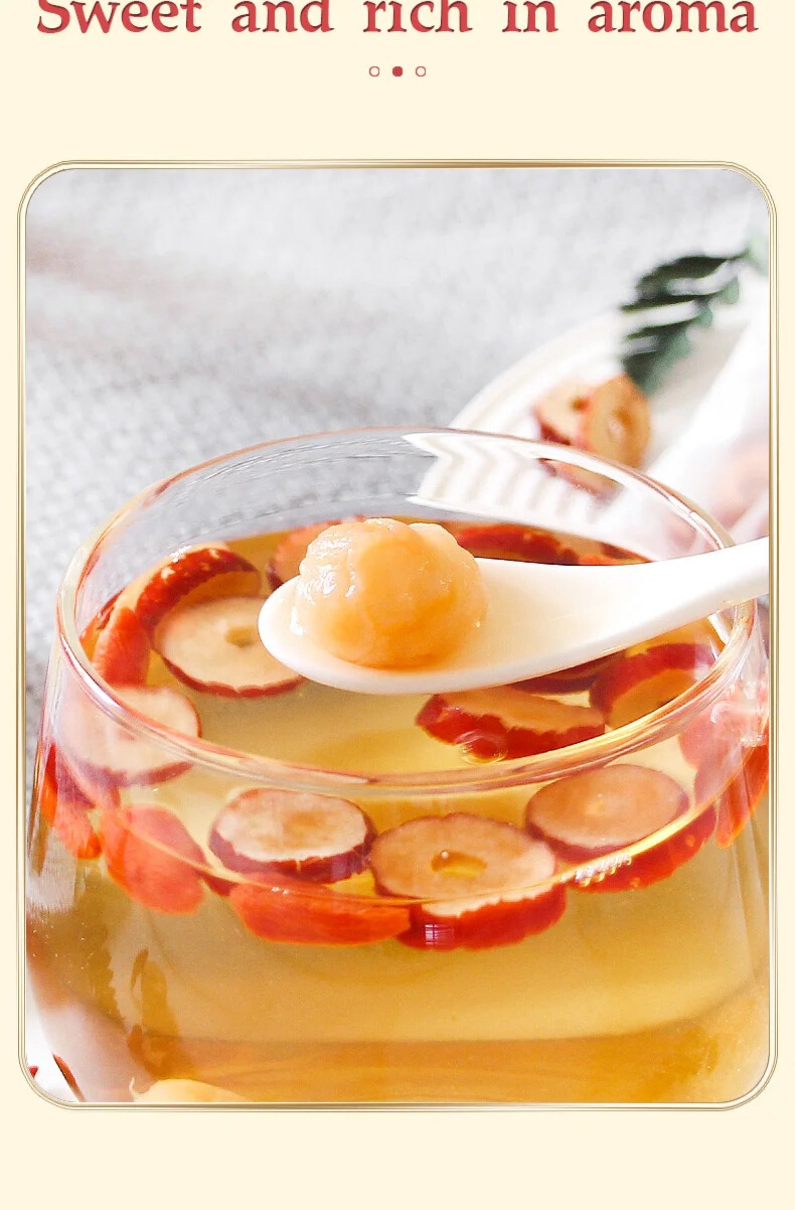 Longan Medlar Red Date Tea Healthy Herb Tea Bag 120g