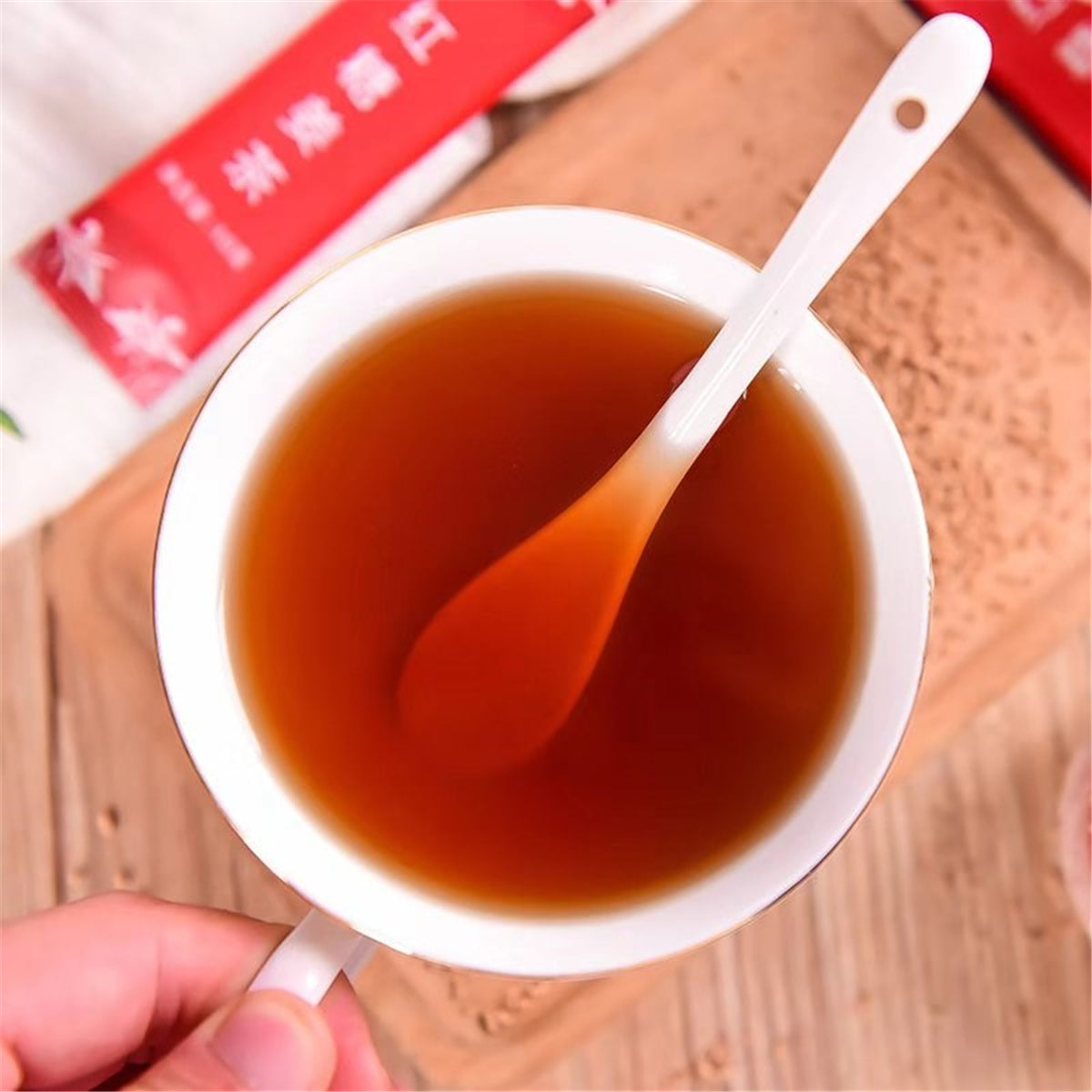 HelloYoung1-50 pcs Sweet Brown Sugar Ginger Tea Candy Instant Tea Women Health Care Nourishing Black Tea