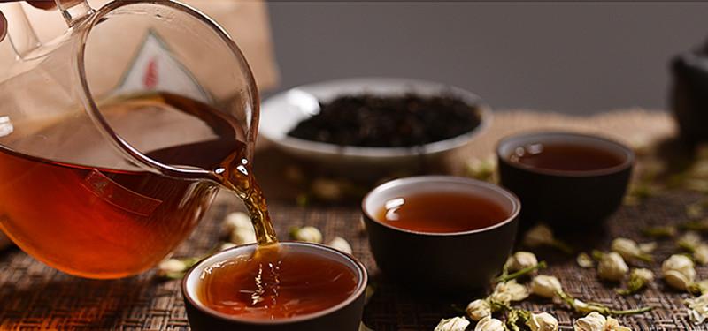 HelloYoungTop 400g Yunnan Fengqing Dianhong Tea Three Smoked Jasmine Black Tea Red Tea