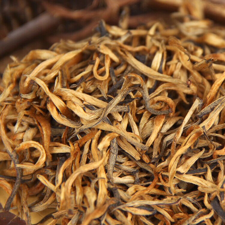 HelloYoung TeaDianhong Gold Bud Red Rhyme Jin Ya Chinese Black Tea Dian Hong Natural Tea 70g