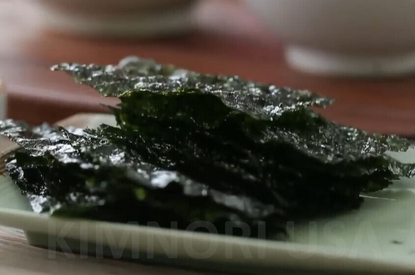 Organic Seasoned Roasted Seaweed Snacks 5*18 PK Sea Salt. Seaweed