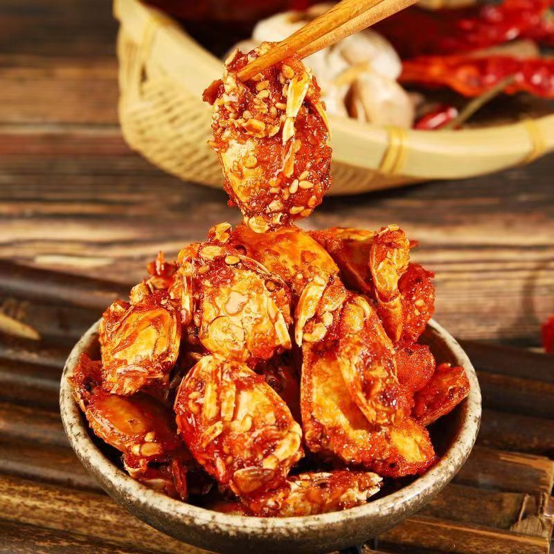20g*30 Packungen Pikante Meereskrabbe Instant Meeresfrüchte Pikante Babykrabbe