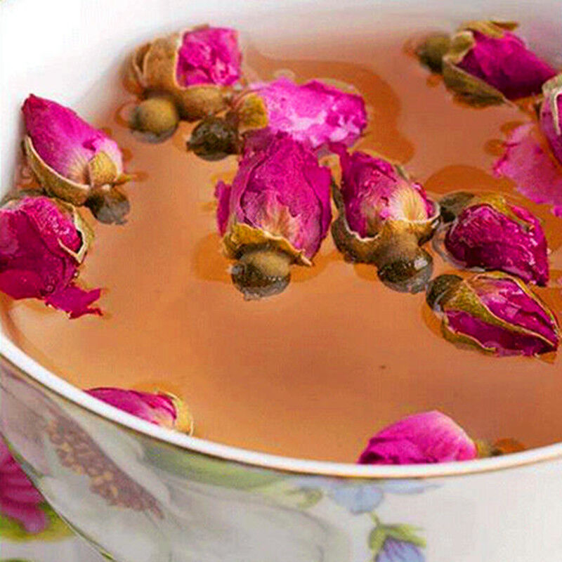 50g Organic Red Rosebud Rose Buds Flower Floral Herbal Dried Health Tea
