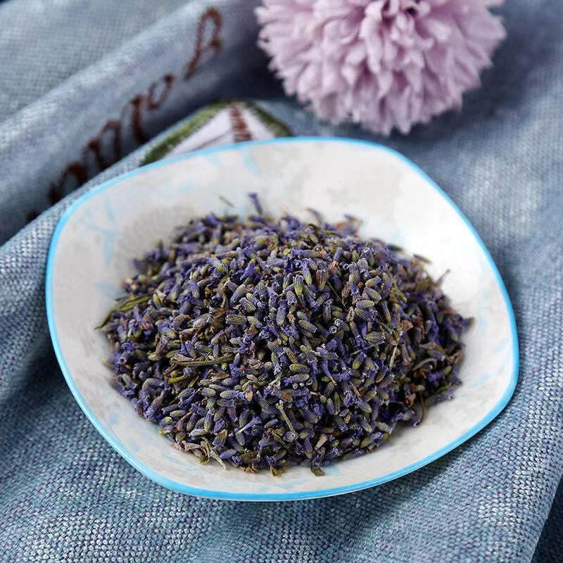 80g Natural Lavender Flower Tea Chinese Herbs Tea Lavender Floral Tea Loose Leaf