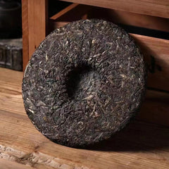 357g Yunnan Premium Aged Pu-erh Raw Tea Long Yuan Hao Old Puer Raw Tea Cake