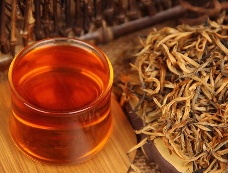 HelloYoung TeaDianhong Gold Bud Red Rhyme Jin Ya Chinese Black Tea Dian Hong Natural Tea 70g