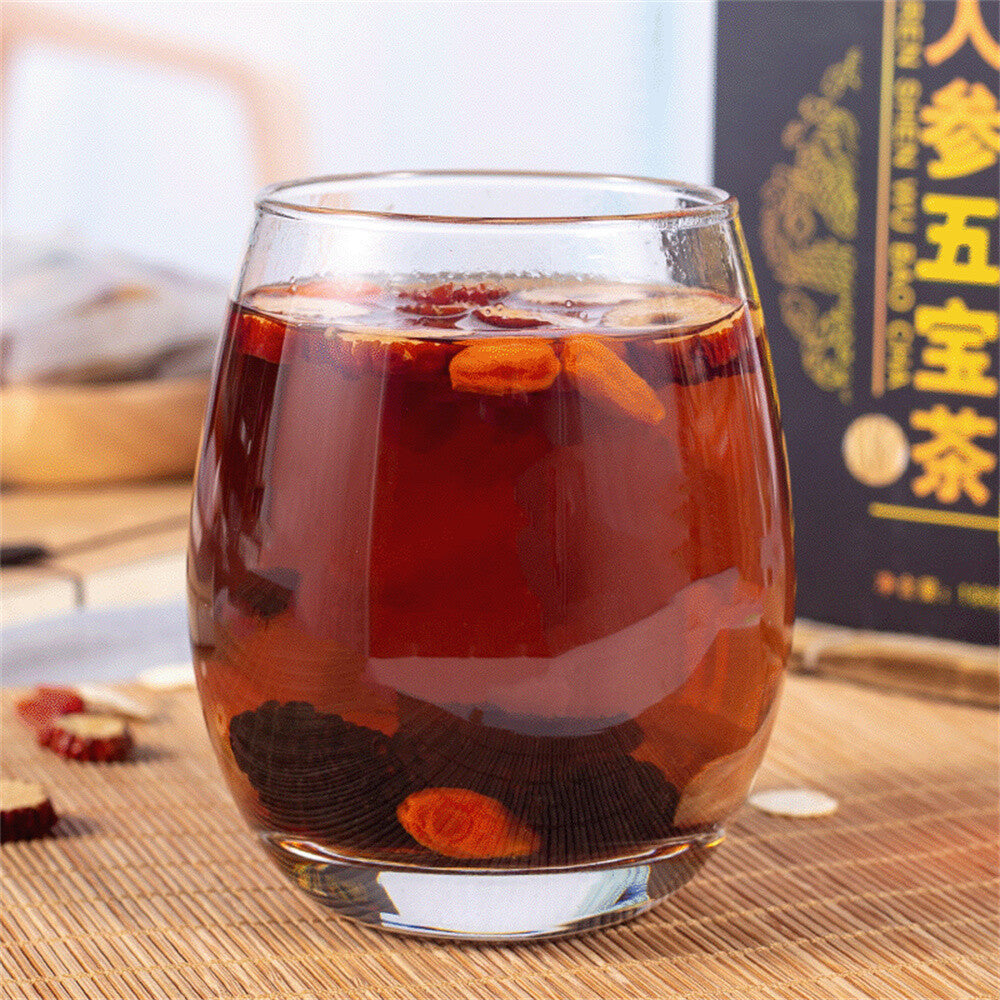New! Kidney Tea Formula Ginseng Six Treasure Tea Chinese Herbal Tea