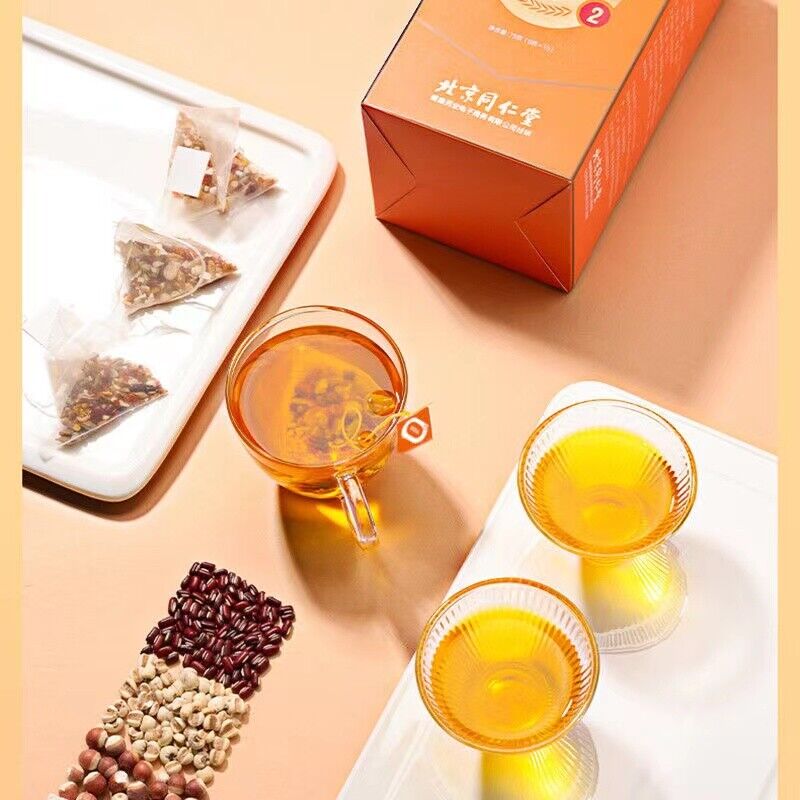 75g Chinese Herbal Tea Jumble Beans Pearl Barley Gorgon Fruit Tea Herbs Tea Bag