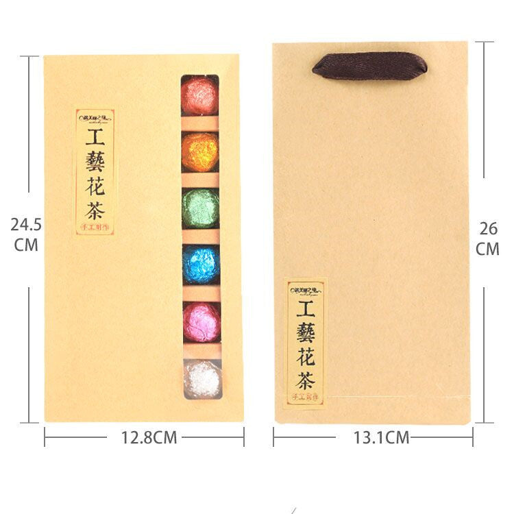 Blooming Tea Flowers Balls Green Tea Gift Box 18pcs Handmade Blooming Flower Tea