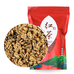 HelloYoung Yunnan Fengqing DianHong Huang Jin Luo Loose Leaf Golden Dianhong Balck Tea