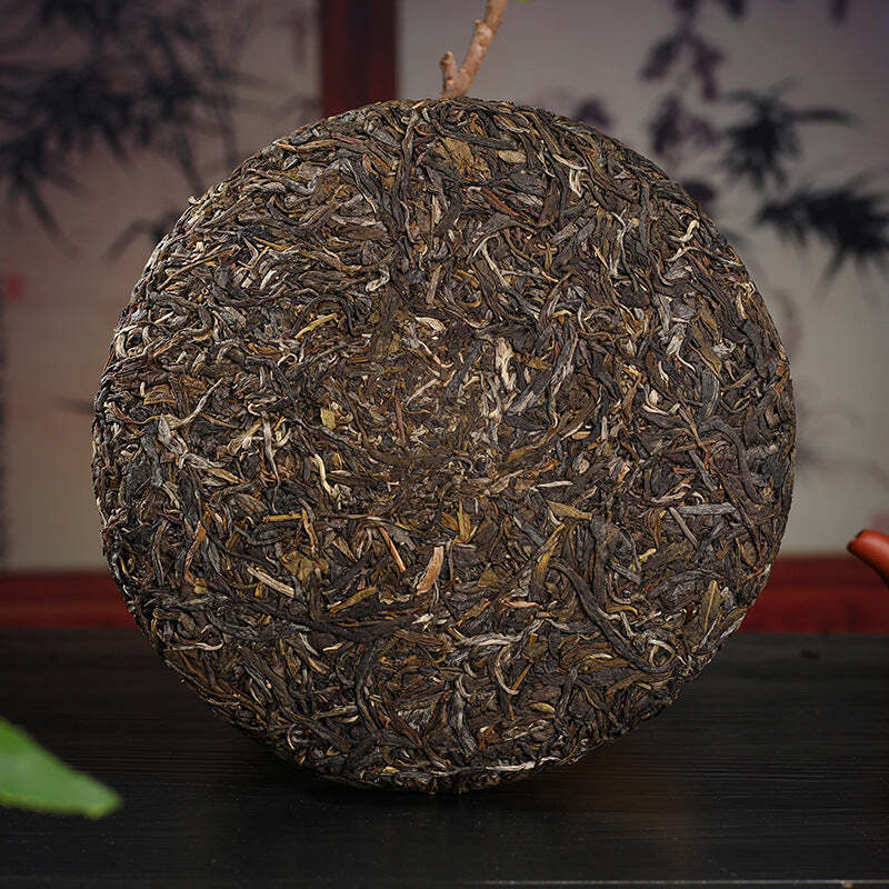 357g Raw Puerh Tea Yiwu Old Pu-erh Shengcha Cake Yunnan Organic Pu'er Green Tea
