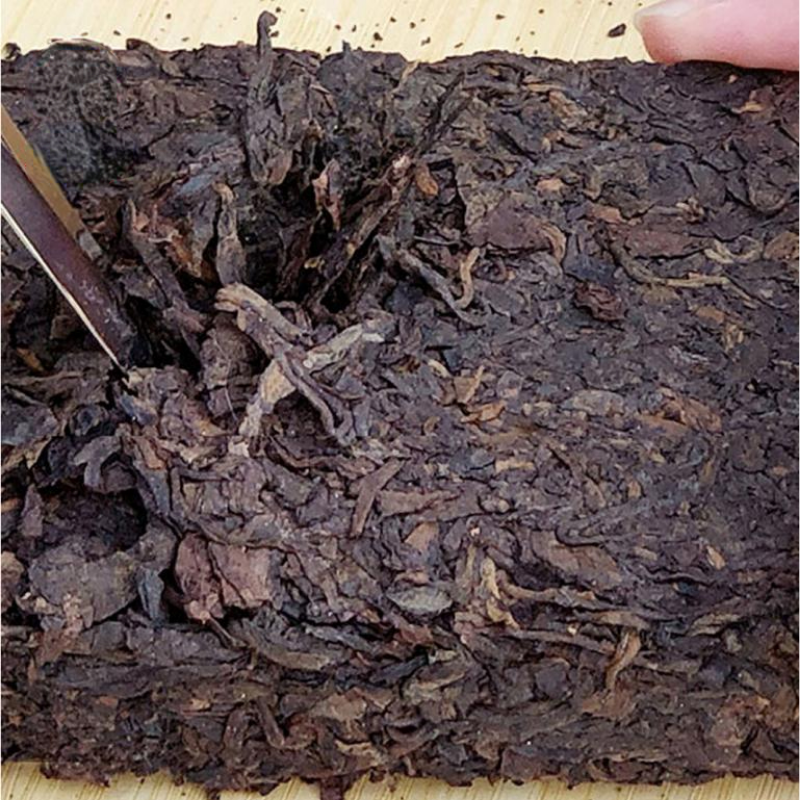 250g Yunnan Pu-erh Tea Brick Laochatou Menghai Ripe Puerh Tea Old Tree Pu'er Tea