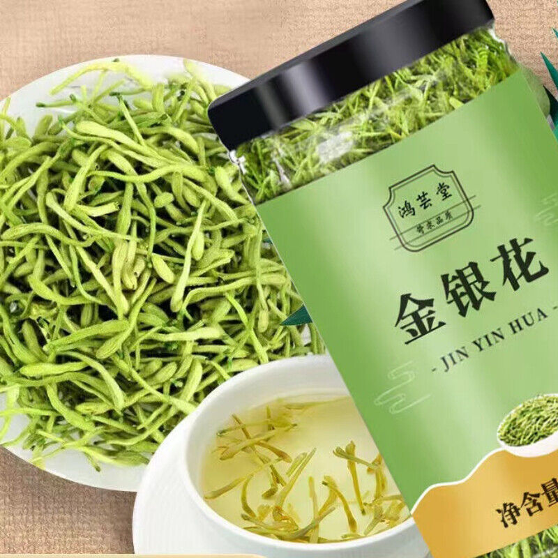 80g Honeysuckle Flower Tea Can Package Chinese Herbal Flower Tea Healthy Drink