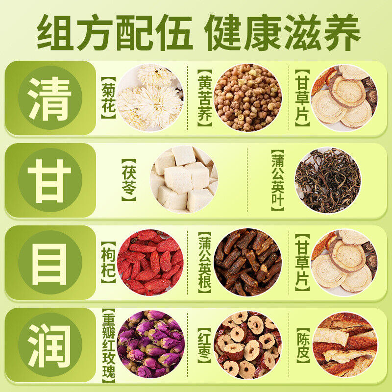 TongRenTang Chrysanthemum Cassia Dandelion Tea 同仁堂菊花决明子蒲公英茶160g 调理茶养生茶代用茶 HOT