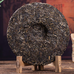 357g Yiwu Mansong Raw Pu-erh Tea Cake Big Tree Spring Green Tea Yunnan Puerh Tea