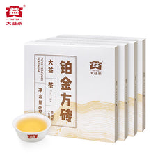 Pu'er Tea Cubes Platinum *  Menghai Dayi Brick Raw Shen Puer Pu-erh Tea 240g