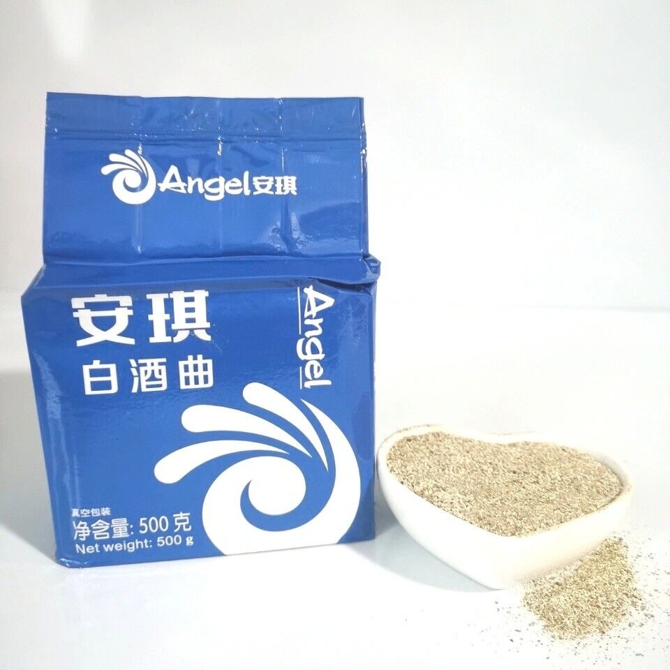 HelloYoung Dry Yeast Alcohol Fermentation White Wine Brewing Yeast Koji Yeast 安琪酒曲 500g