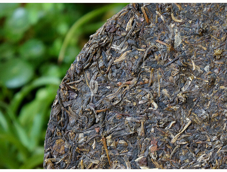 357g Tie Bing Puer Raw Tea  Xiaguan  Inheritance Jiujiu Xiaotai No.6 Qizi Tea