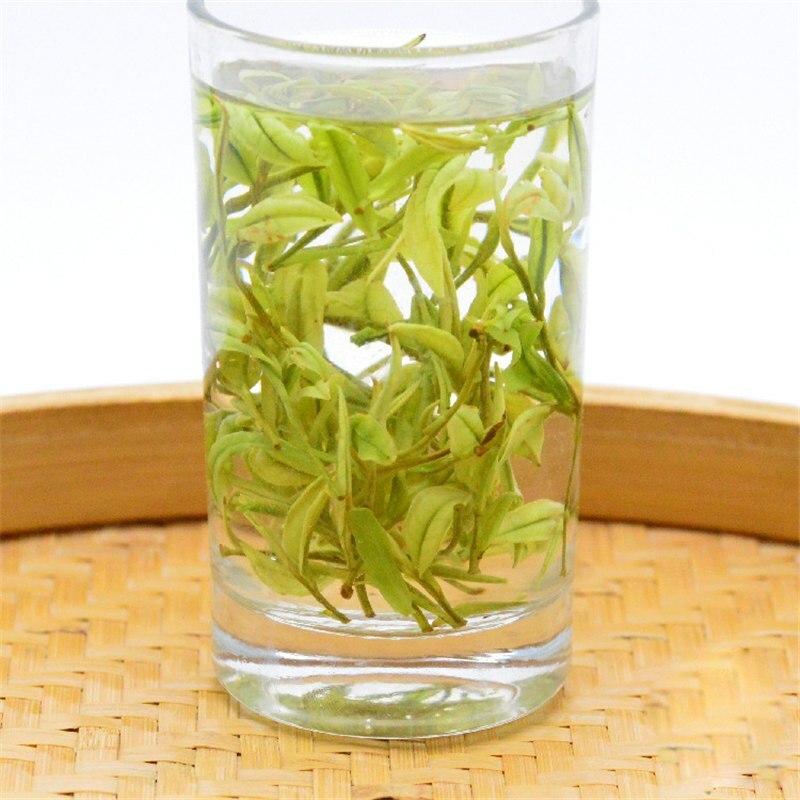 Chinese GREEN TEA Premium Organic Anji White Tea An Ji Bai Cha Pian White Slice