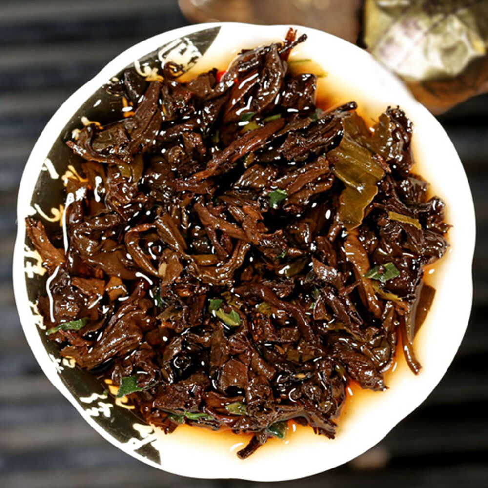 Pu'er tea 糯香普洱 中国云南小沱茶 新益号牌 普洱茶熟茶坨 500g natural healthy Puer tea