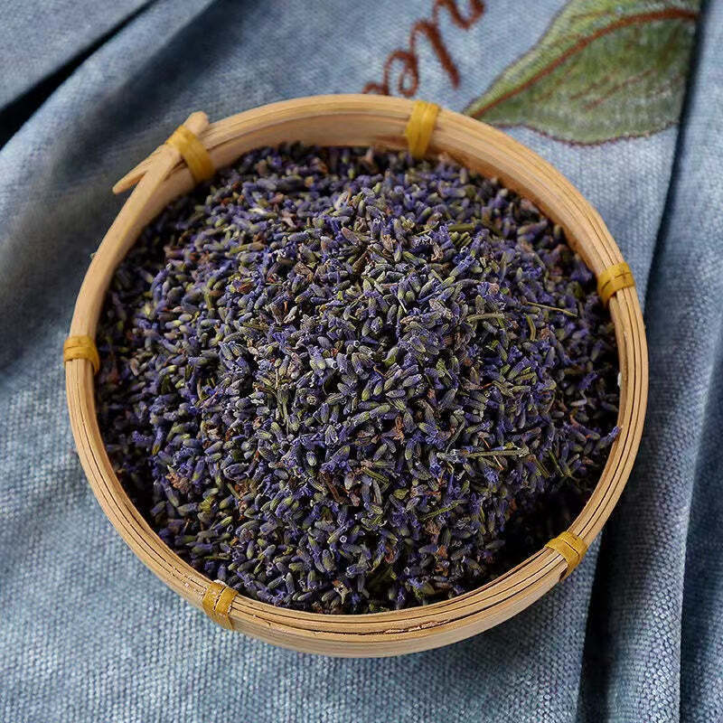80g Natural Lavender Flower Tea Chinese Herbs Tea Lavender Floral Tea Loose Leaf