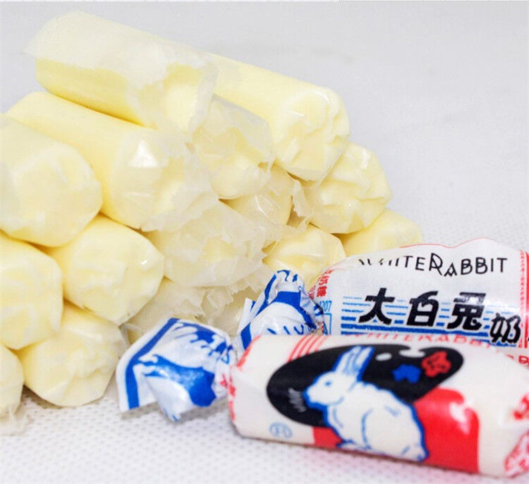 100-500g Creamy Candy, White Rabbit Milky Hard Candy, Sweets Cute snack foods