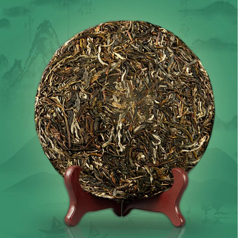 357g Raw Pu'er Tea Cake Bulang Mountain Ancient Tree Puerh Tea Yunnan Pu'er Tea
