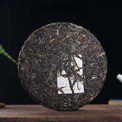 357g Menghai Pu'er Ripe Tea Hualiangzhuzi Puerh Cooked Tea Cake Old Pu-erh Tea