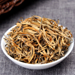 HelloYoung TeaSupreme Organic Yunnan Golden Bud Dian Hong * Yunnan Black Tea Dianhong