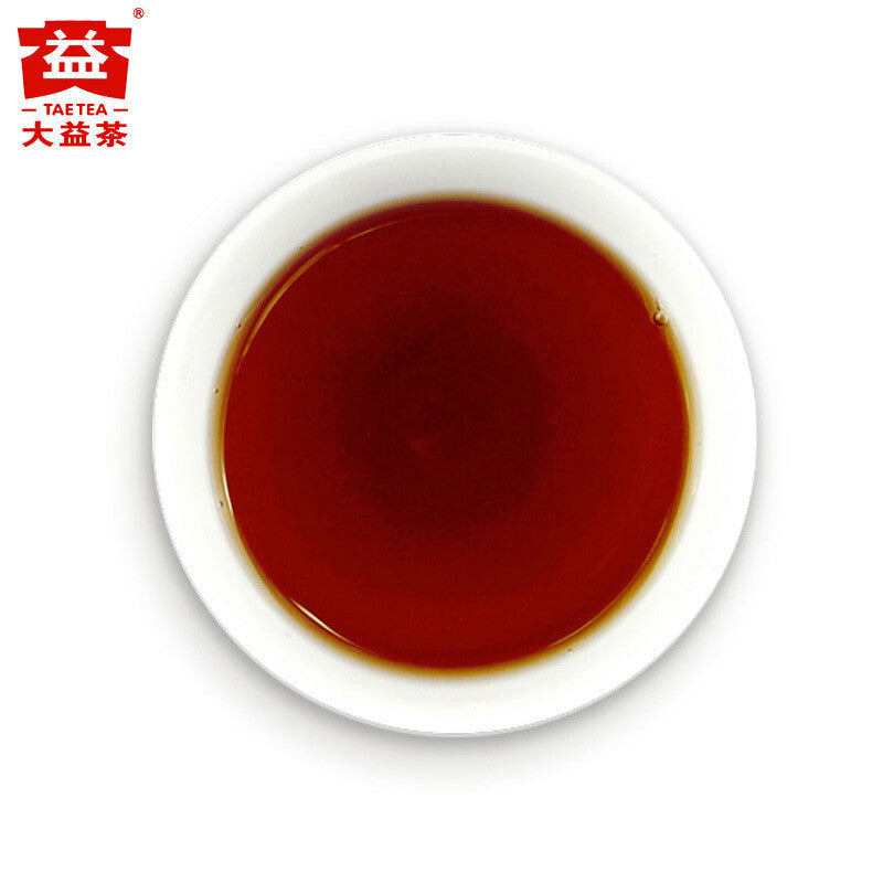 2021 Taetea Dayi Golden Needle White Lotus Pu'er Puer Ripe Pu-Erh Tea Cake 357g