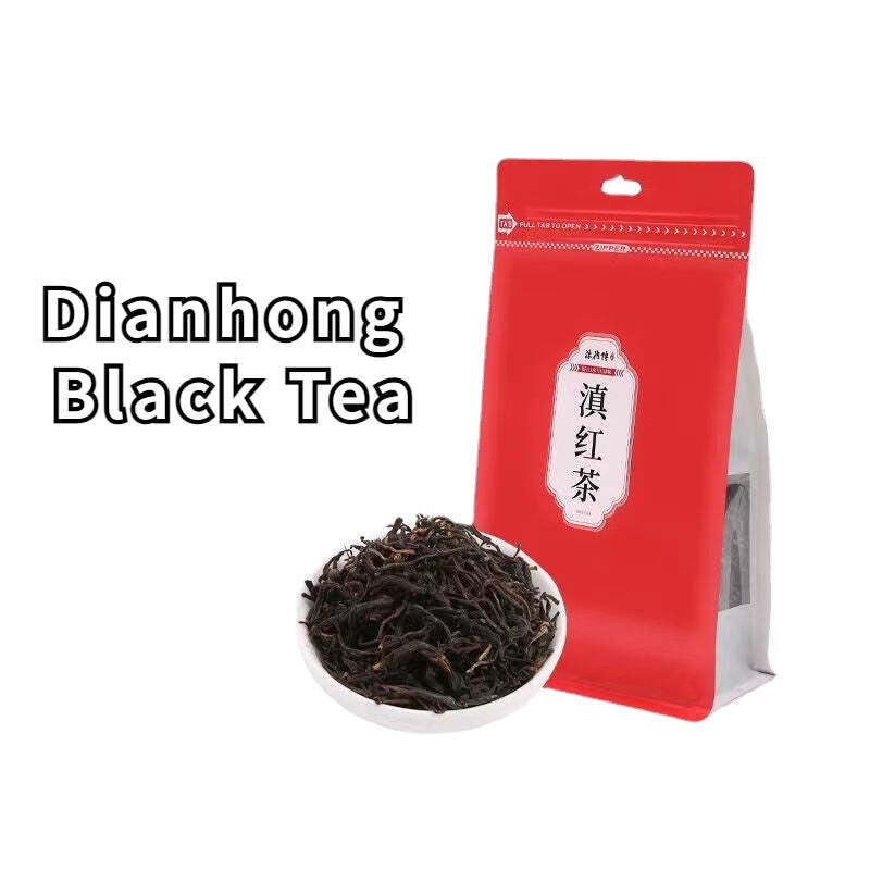 250g Yunnan Dian Hong Black Tea Big Leaf Kungfu Black Tea Bagged Chinese Red Tea