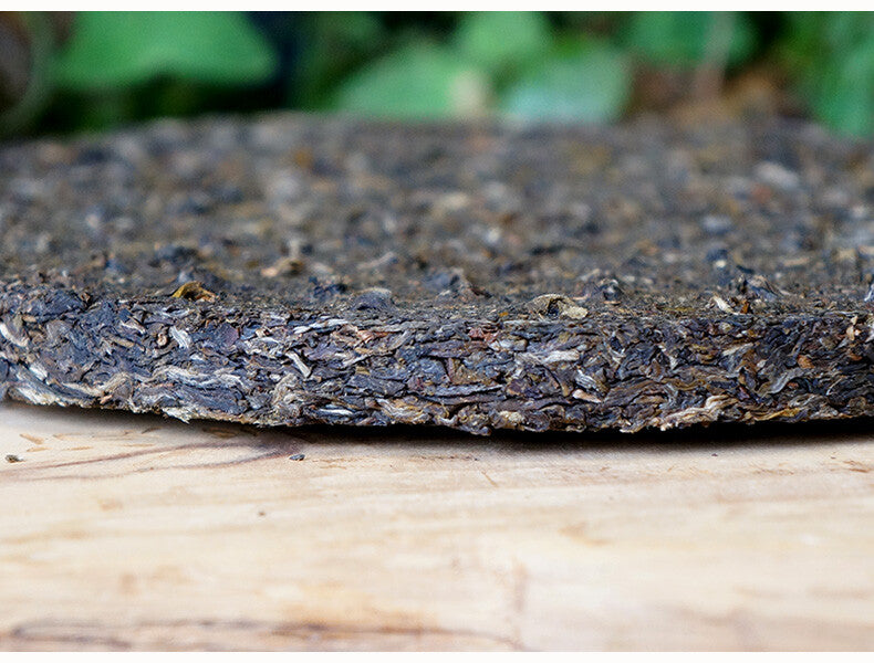 357g Tie Bing Puer Raw Tea  Xiaguan  Inheritance Jiujiu Xiaotai No.6 Qizi Tea
