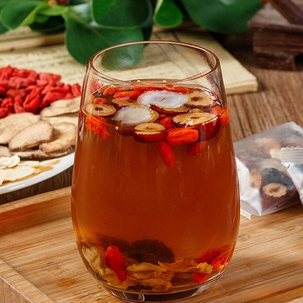 Ginseng Five Treasures Tea Kidney Zhu Gen Wu Bao Cha Wubao Bags Men’s Essentials